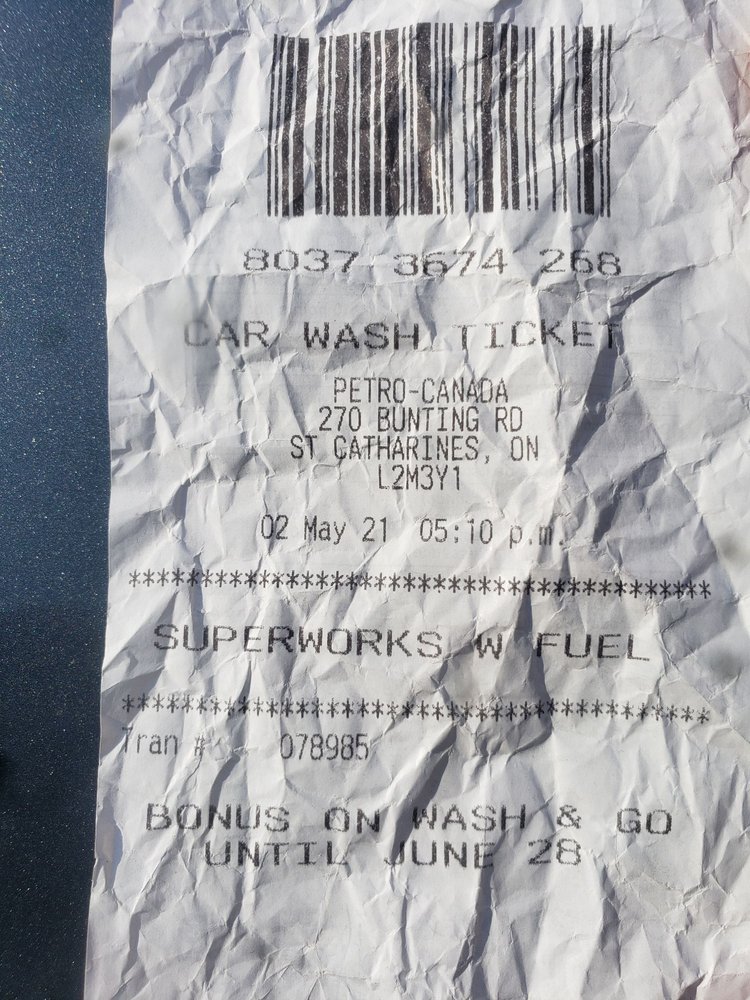 PETROCANADA & CAR WASH Updated October 2024 270 Bunting Road, St