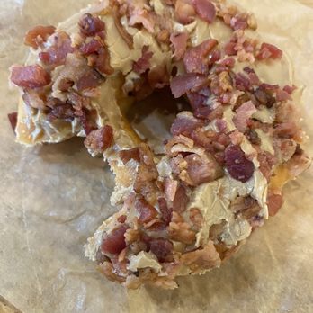 Donut Hutt - Maple-bacon doughnut was the softest and fluffiest ever. - Donuts Near Me - Collierville, Tennessee