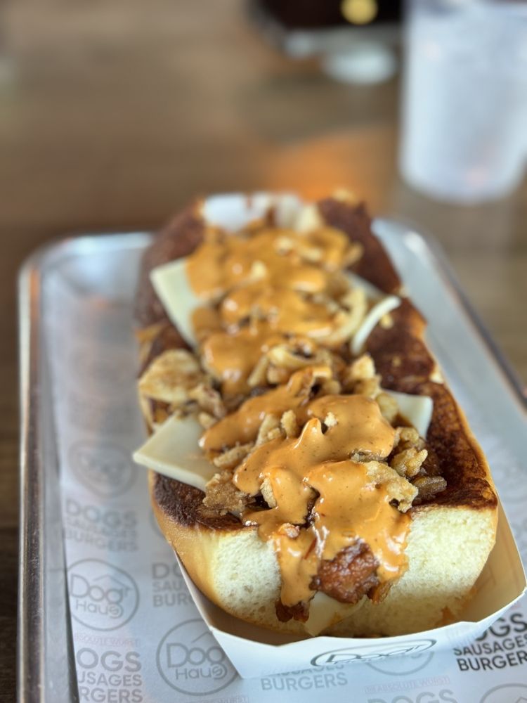 Food from Dog Haus Biergarten