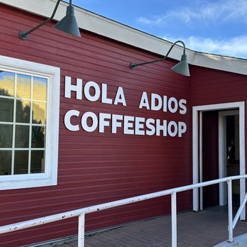 Hola Adios Coffeeshop - the front of the building - Coffee & Tea Near Me - Tustin, California Hola Adios Coffeeshop - the front of the building - Coffee & Tea Near Me - Tustin, California