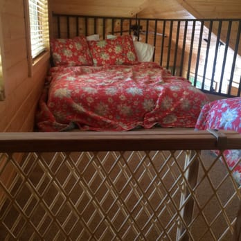 Saddle Mountain  - Upstairs loft bed two with gate that has a little latch. Perfect for the reminder for kids - Campgrounds Near Me - Carmel, California