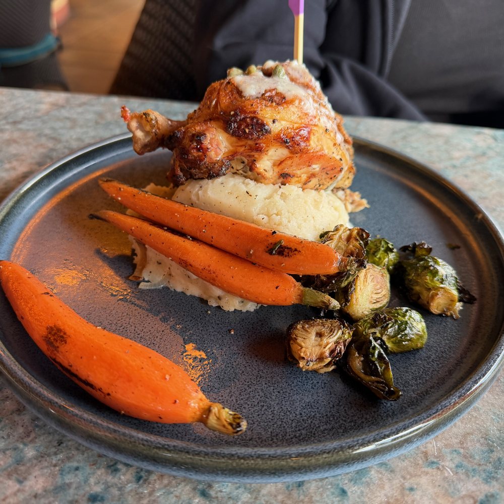 Magic Key Terrace - Magic Key Holder Dining - Roasted Half Chicken ($34) - Wine Bars Near Me - Anaheim, California