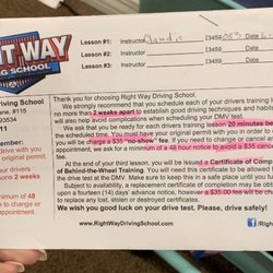Right Way Driving & Traffic School