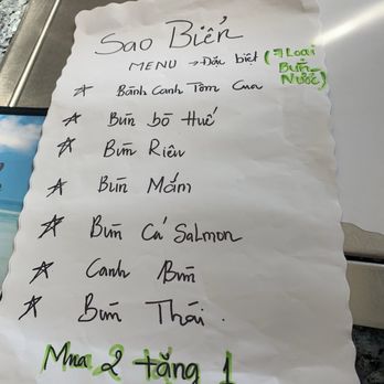 Sao Bien - Special offer - Vietnamese Near Me - Westminster, California