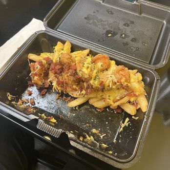 Mr Fries Man - Peoria - chicken bacon parmesan (half eaten and absolutely delicious) - Chicken Wings Near Me - Peoria, Arizona Mr Fries Man - Peoria - chicken bacon parmesan (half eaten and absolutely delicious) - Chicken Wings Near Me - Peoria, Arizona