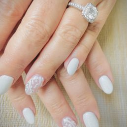 Bridal nail design. I'm trying different designs for my upcoming wedding Bridal nail design. I'm trying different designs for my upcoming wedding