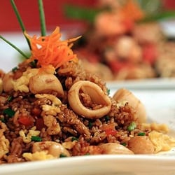 Tierra Peru - Chaufa de Mariscos ~ Sea food fried rice