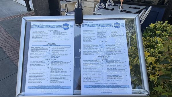 Menu photo 2 Tarla Mediterranean Bar + Grill Napa, CA