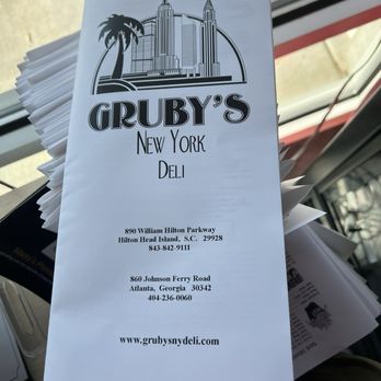 Gruby's New York Deli - Menu - Delis Near Me - Atlanta, Georgia Gruby's New York Deli - Menu - Delis Near Me - Atlanta, Georgia