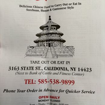 Mei Ho - Menu, page 1 - Chinese Near Me - Caledonia, New York Mei Ho - Menu, page 1 - Chinese Near Me - Caledonia, New York