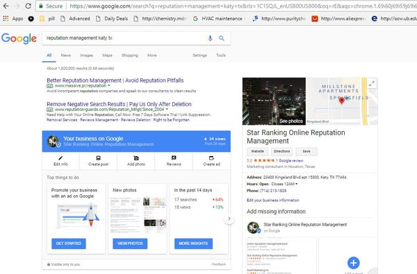 Star Ranking Online Reputation Management