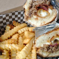 Henderson Bull Mart - The Buccaneer with fries