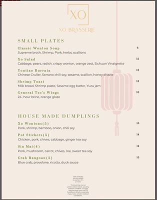 Menu photo 7 Xo Brasserie Charleston, SC Menu photo 7 Xo Brasserie Charleston, SC