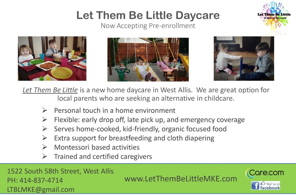 Let Them Be Little - childcare center in West Allis, WI