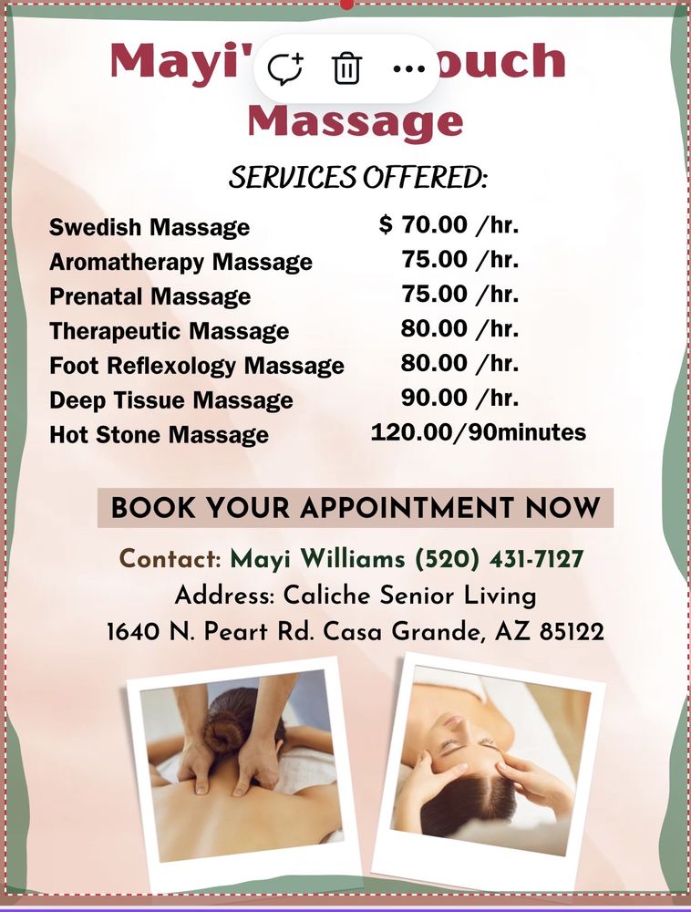 Mayi's Lifetouch Massage Logo