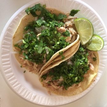 Tacos Uriel - two tacoss on a paper plate - Mexican Near Me - Middletown, New York