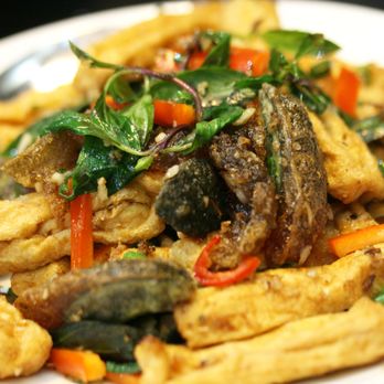 Orange Bistro - Basil Preserved Egg Stinky Tofu - Chinese Near Me - Alhambra, California