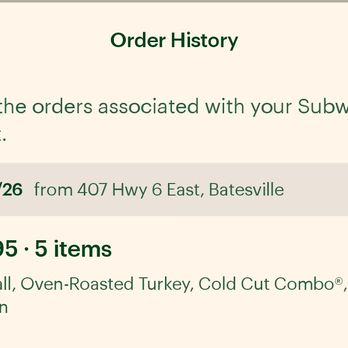 Subway - Fast Food Near Me - Batesville, Mississippi