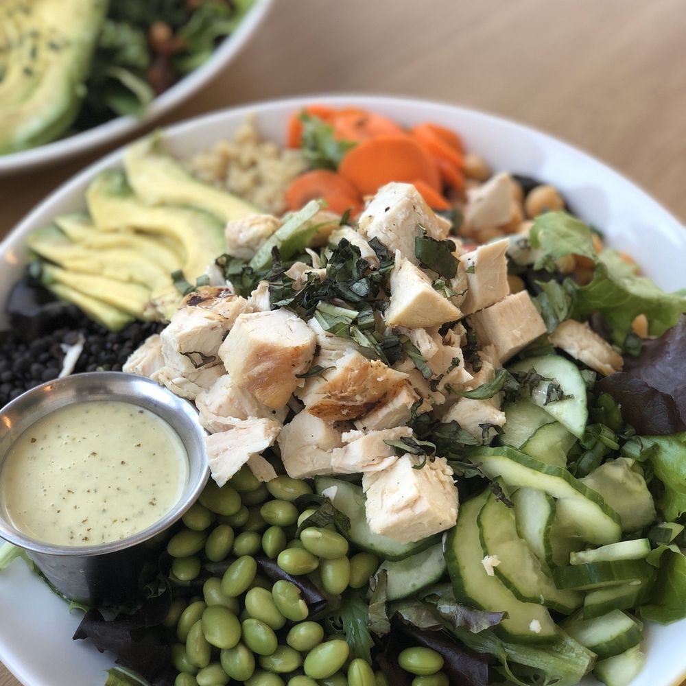 MIXT - Be Well salad w added chicken - Salad Near Me - Los Angeles, California MIXT - Be Well salad w added chicken - Salad Near Me - Los Angeles, California