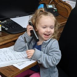 Jolene's Auto Repair - The Kid Answering Phones at work