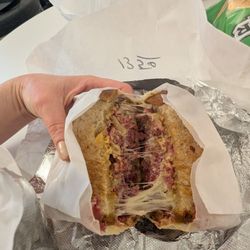 Hot pastrami sandwich yum