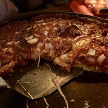 Pequod's Pizza - 14" Large Pan Pizza - Pizza Near Me - Chicago, Illinois Pequod's Pizza - 14" Large Pan Pizza - Pizza Near Me - Chicago, Illinois