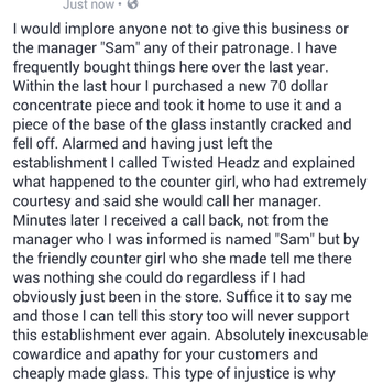 Twisted Headz Smokeshop - Here are the reviews they deleted. They have done this about 4 times. - Tobacco Shops Near Me - Akron, Ohio Twisted Headz Smokeshop - Here are the reviews they deleted. They have done this about 4 times. - Tobacco Shops Near Me - Akron, Ohio