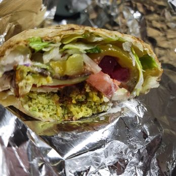 Flaming Stove - Falafel wrap - Middle Eastern Near Me - Newmarket, Ontario