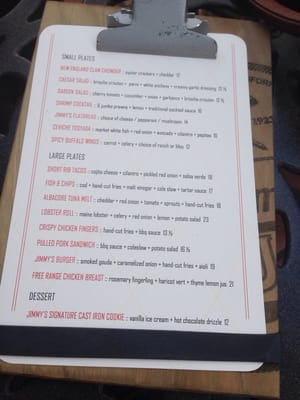 Menu photo 8 Jimmy's Pub Ojai, CA