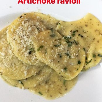 Becco - Artichoke Ravioli (so good) part of the $25 unlimited pasta meal - Italian Near Me - New York, New York Becco - Artichoke Ravioli (so good) part of the $25 unlimited pasta meal - Italian Near Me - New York, New York