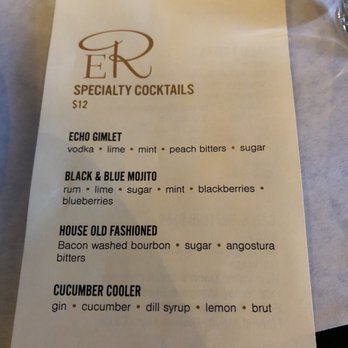 Echo & Rig - Drink specials black and blue mojito was awesome - Steakhouses Near Me - Las Vegas, Nevada