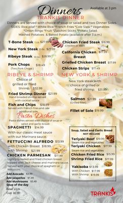 Menu photo 8 Trankis Restaurant Chowchilla, CA