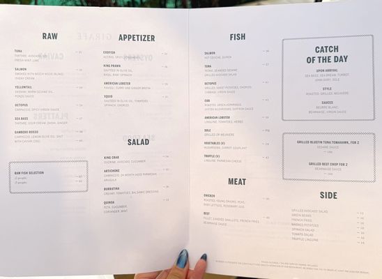 Menu photo 1 Girafe Paris, 75 Menu photo 1 Girafe Paris, 75