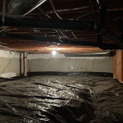 A&B Insulation Lp - The beginning of the crawlspace project