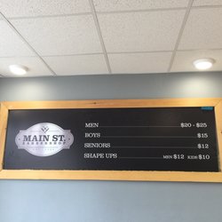 Main Street Barber Shop - Haircut Prices.