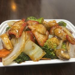 Hunan House - Pork w Roast Pork with Chinese Vegetable白菜叉烧