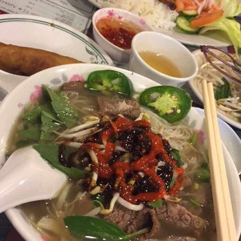 Pho Ba - Small pho combo with everything in it & grilled pork over rice plate. - Vietnamese Near Me - Seattle, Washington Pho Ba - Small pho combo with everything in it & grilled pork over rice plate. - Vietnamese Near Me - Seattle, Washington
