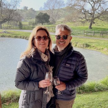 Dovecote Estate Winery - Tasting at the pond - Wineries Near Me - Los Alamos, California