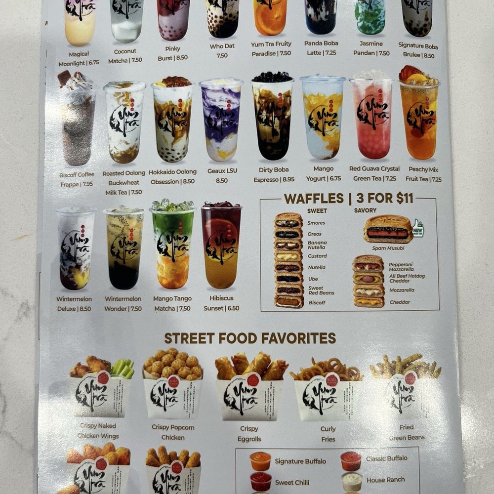 Yum Tra - Menu 2026 - Bubble Tea Near Me - Biloxi, Mississippi Yum Tra - Menu 2026 - Bubble Tea Near Me - Biloxi, Mississippi