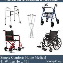 Simple Comforts - Rentals are perfect for short term needs such as rehab, out of town guests and/or weddings.
