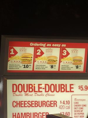 Menu photo 5 In-N-Out Burger Sacramento, CA