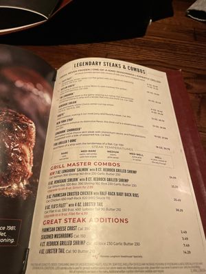 Menu photo 6 LongHorn Steakhouse Miami, FL