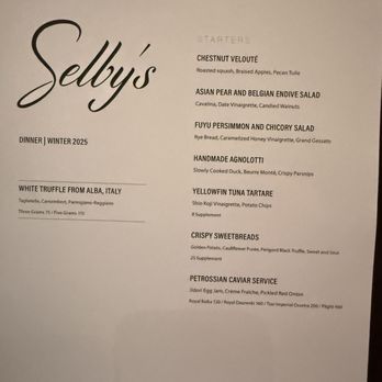 Selby's - Menu pt. 1 (12/22/25) - New American Near Me - Redwood City, California Selby's - Menu pt. 1 (12/22/25) - New American Near Me - Redwood City, California
