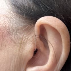 Costco Hearing Aid Center - This is the left side of my ear.