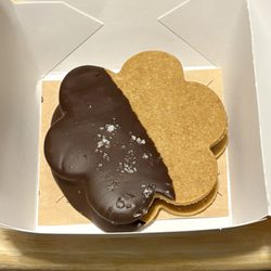 Enuf Pastry & Cheese - Salted chocolate caramel sable cookie sandwich