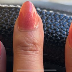 Uniq Nails & Hair - Gel X is a no here - Cuticles were not sealed. Glue was cured over the edge/cuticle of my nails.