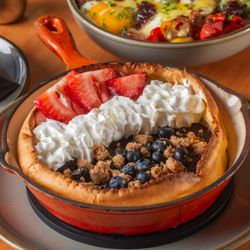 The Early Owl - Mixed Berry Dutch Baby on the Breakfast Menu at The Early Owl (available until 3pm daily)