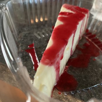 Rodizio Grill Brazilian Steakhouse Maple Grove - Cheesecake to go. Half the size they put on the display on the desert cart. - Brazilian Near Me - Maple Grove, Minnesota