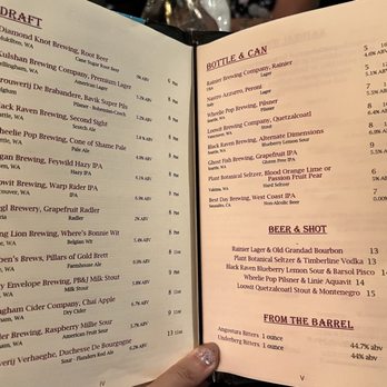 Rocco's - Drink menu (Beers) - Bars Near Me - Seattle, Washington