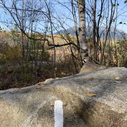Appalachian trail and nearby Katahdin
